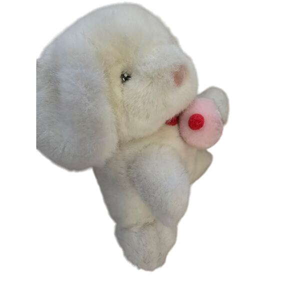 Russ vintage plush toy musical moving Yummy Bunny Favorite Things 8" - Picture 8 of 10